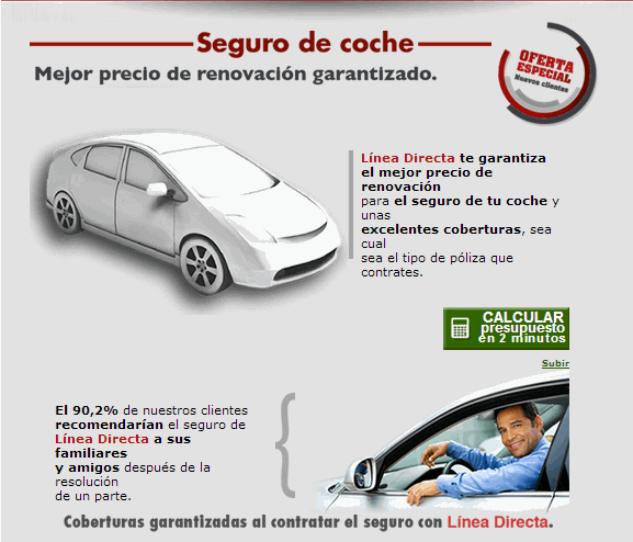 seguro de coche linea directa