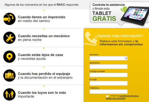 Seguro asistencia RACC1 opiniones