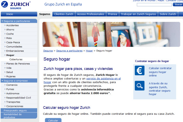 Seguros de hogar online