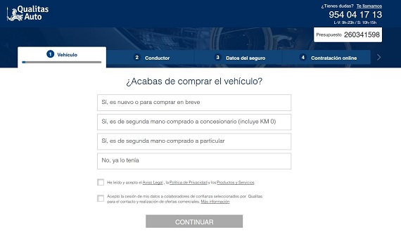 qualitas auto presupuesto
